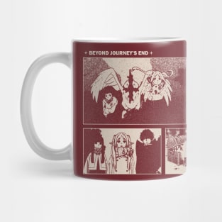 Frieren Beyond Journeys End Gloomy Halftone Fanart Design Mug